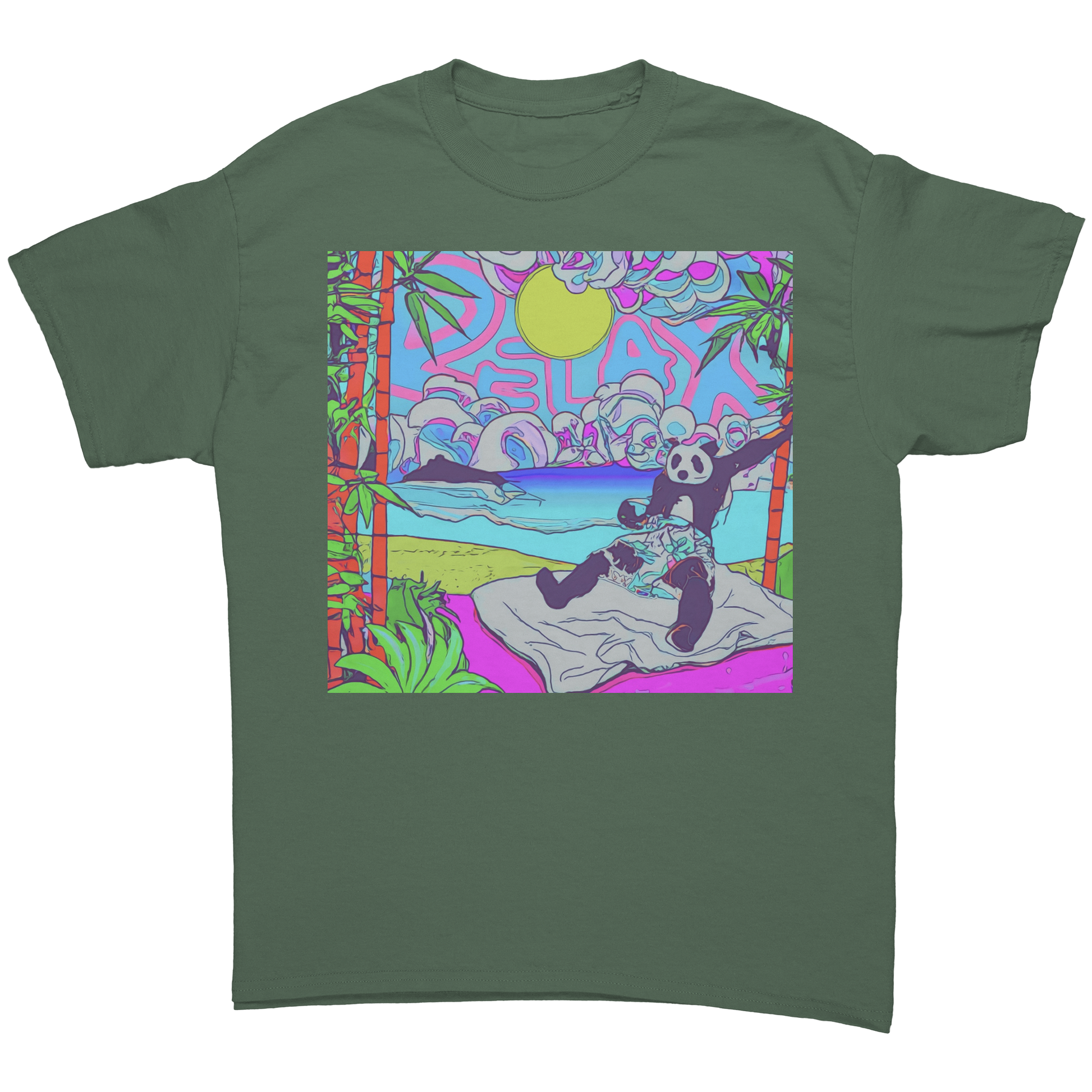 Beach_Daze_Military_Green_Front_Mockup.png